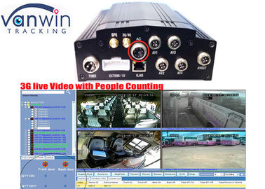 Des Netz-HDD mobiler DVR Recorder-Antierschütterung 4 CH Speicher-des Bus-