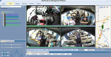 GPS-Kamera Ausrüstung CCTV DVR Flugschreiber HDD bewegliche mit Monitor 7inch für LKW