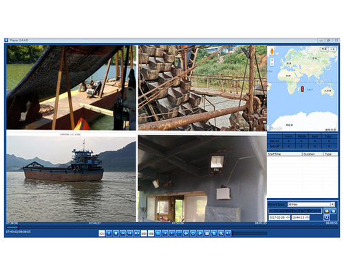 4G GPS HDD Mobile DVR Live-Video-Streaming-System für Sandbergbaudräger Schiffe