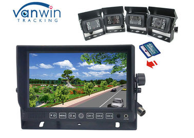 9 Zoll aller in einem DVR-Auto tft Monitor, Auto tft lcd-Monitor mit dem Notieren der Kameras 4ch