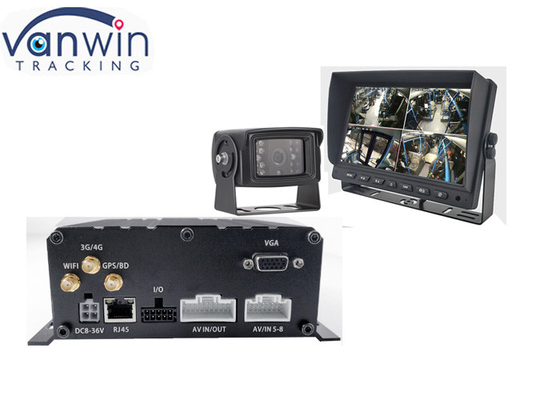 6ch 4G AHD 1080P Überwachungskamerasystem HDD Mobil DVR Fahrzeuge Flottenmanagement