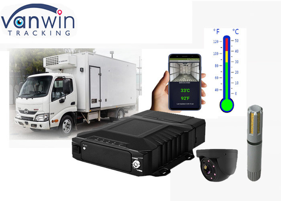 4 Kanal HDD Mobile NVR-Temperaturüberwachung für Gefrierfahrzeuge
