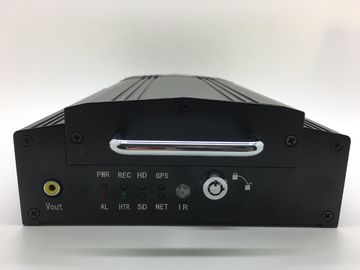 Kanal bewegliches DVR H.264 HDD des Vertrags-4 mit Alarmknopf-Einbauten GPS
