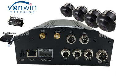TRANSPORTIEREN Sie Recorder des CCTV-System-MDVR G-Sensor-GPS WIFI 3G 4CH HDD/Sd-Karte für Auto