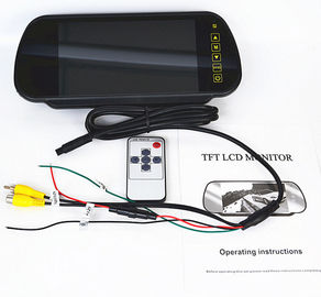 7 Zoll-Windschutzscheiben-Auto-hintere Ansicht TFT LCD-Monitor-Spiegel-Monitor mit 2 Videoeingängen
