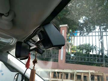 Windfang-Doppellinse innerhalb des Fahrzeug versteckten Kamera-Überwachungs-Aufzeichnungsgerätes