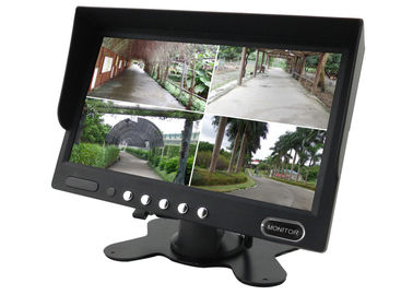 7 Zoll LCD-Monitor mit großem Bildschirm 4ch DVR mit Standberg- und -viererkabelbildern für Van/LKW