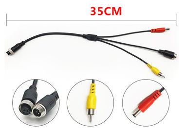 DVR-Zusätze, externer Mikrofon-Adapter 4 Pin Female Aviation Plug zu 4pin male+RCA+DC