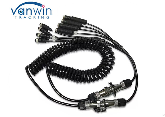 Pin Trailer Power Cable Aviations-Grad-Stecker-Verbindungsstück-Frühlings-Kabel PVC-PU-Sonnenbestrahlungs-7
