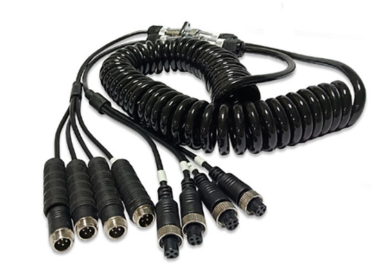 Pin Trailer Power Cable Aviations-Grad-Stecker-Verbindungsstück-Frühlings-Kabel PVC-PU-Sonnenbestrahlungs-7