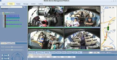 H.264 verdoppeln Kamera-Auto DVR Sd 4 CCTV für Bus-flüchtiges Management