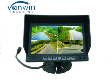 7 Zoll LCD-Monitor mit großem Bildschirm 4ch DVR mit Standberg- und -viererkabelbildern für Van/LKW