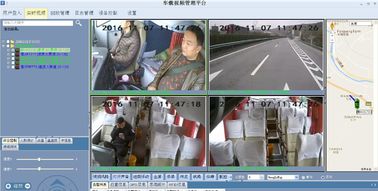 Auto DVR HDD 3G RS232 720P CCTV-Überwachungskamera DVR verdrahtete System