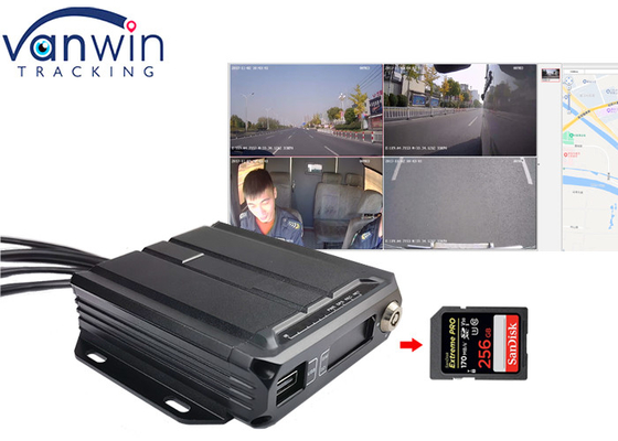 1080P AHD 4ch 3g 4g GPS SD-Karte Mobil DVR für Taxicab Minibusflotten