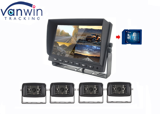7 Zoll 4ch Auto Bildschirm und Rückansicht Kamera LCD-Display-Recorder für Truck RV