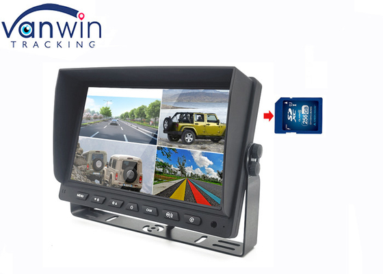 7 Zoll 4ch Auto Bildschirm und Rückansicht Kamera LCD-Display-Recorder für Truck RV