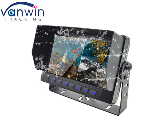 AHD zwei spaltete wasserdichten Monitor des Auto-1080P mit Zoll IP69K7 auf