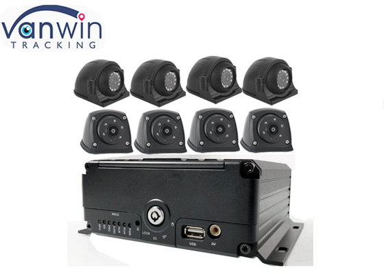 4G GPS 8ch HDD Mobilvideorekorder mit WIFI-Fahrzeugflottenüberwachungssystem