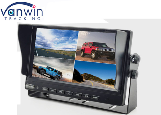 des geteilten Bildschirms 4ch Kamera-Auto-Monitor des Viererkabel-Sicherheits-Überwachungs-Recorder-DVR 10,1 Zoll
