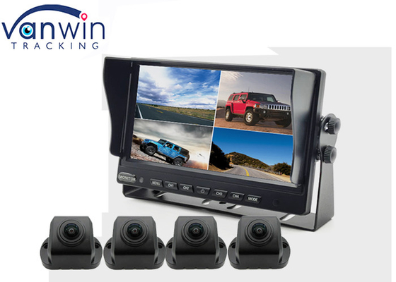 des geteilten Bildschirms 4ch Kamera-Auto-Monitor des Viererkabel-Sicherheits-Überwachungs-Recorder-DVR 10,1 Zoll
