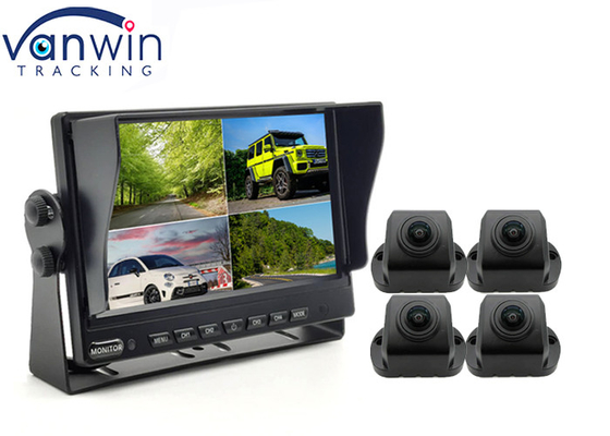 des geteilten Bildschirms 4ch Kamera-Auto-Monitor des Viererkabel-Sicherheits-Überwachungs-Recorder-DVR 10,1 Zoll