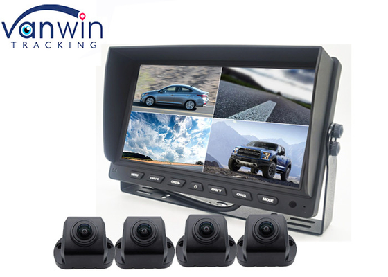 des geteilten Bildschirms 4ch Kamera-Auto-Monitor des Viererkabel-Sicherheits-Überwachungs-Recorder-DVR 10,1 Zoll