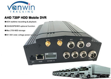 CMS freie Software Kreuzung MDVR 3G 4G GPS WIFI HDD 4ch mit LCD-Bildschirm für Schulbus/Taxi/LKW