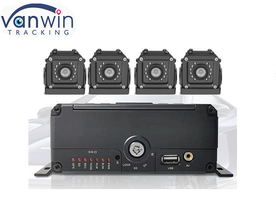4 Kanäle HDD mobile DVR Live Video Streaming Fahrzeugüberwachungssystem