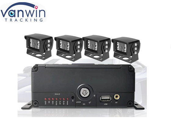 4 Kanäle HDD mobile DVR Live Video Streaming Fahrzeugüberwachungssystem