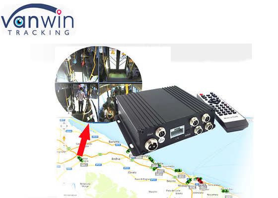 AHD 1080P 4G GPS SD Bus Fahrzeug Reisedatenrekorder Mit WLAN-Brennstoffniveau-Überwachung Personen-Zählsystem