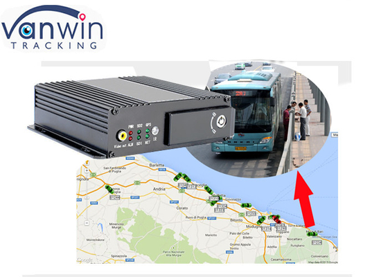 4G GPS Dual SD 8 Kanal Netzwerk eingebettete DVR AHD 1080P Für den öffentlichen Bus