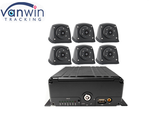 6ch 4G AHD HDD 1080P mobiler Überwachungskamera-System