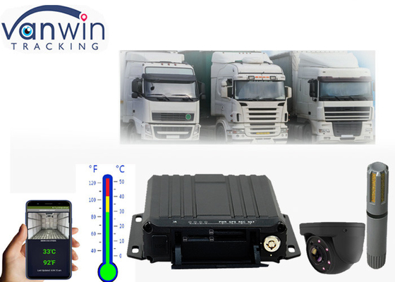 4G Online Video SD-Karte mobile DVR GPS-Tracking Lösung Temperaturüberwachung für Kühlfahrzeuge