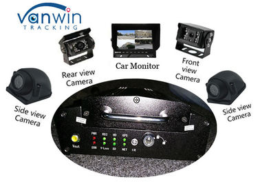 VPN-Fahrzeug, das Videomobiles DVR GPS Auto bewegliches DVR des system-3G mit 4 HD-Kameras aufspürt