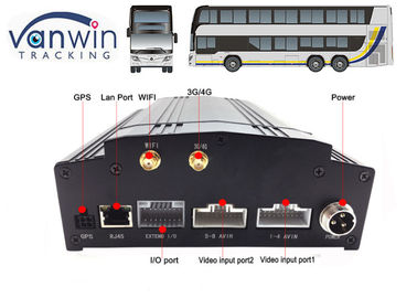 Autosicherheit dvr Recorder Einbauten mit 8 Kanälen 3G/4G/WIFI/System des G-Sensor-DVR für Bus
