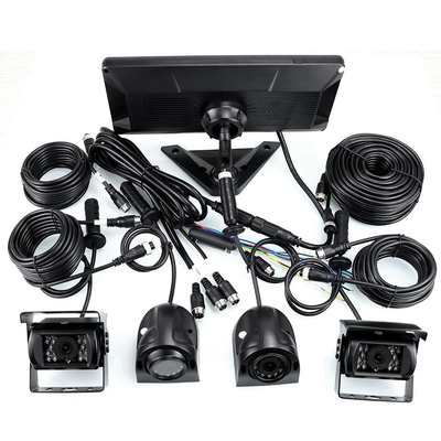 AI-Auto-DVR-System BSD-Alarm 360° 4CH 10,36 Zoll Monitor mit Aufnahmesystem für Lastwagen