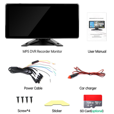 AI-Auto-DVR-System BSD-Alarm 360° 4CH 10,36 Zoll Monitor mit Aufnahmesystem für Lastwagen