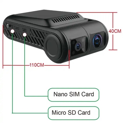 4ch 4G WIFI Dash Kamera Video GPS mobile DVR