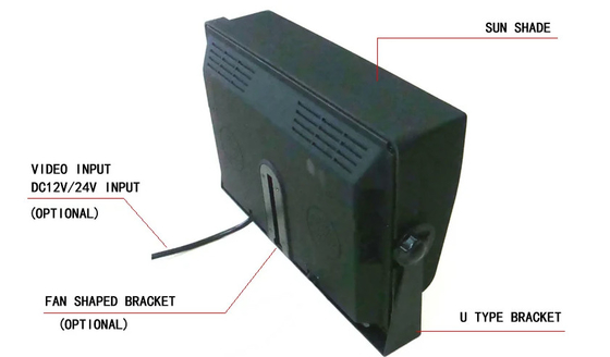 10" TFT-Auto-Rückseiten-View Monitor-Armaturenbrettmonitor für LKW