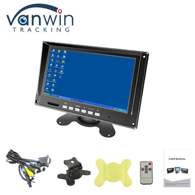 7 Zoll TFT-Monitor Bildschirm LCD Farb-Auto-Monitor mit VGA, AV-Eingang für MDVR