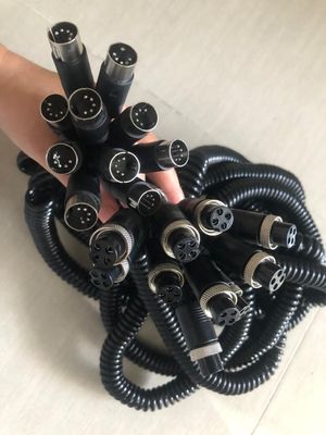 Anpassung von DVR-Zubehör M12 4pin weiblich / männlich zu RCA / BNC DC-Anschluss / Adapterkabel