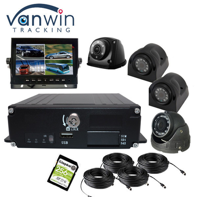 Funktionale 4-Kanal-SD-Karte MDVR mit verschlüsseltem Player / LED-Display