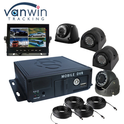 Kostenlose Software FHD 4CH SD-Karte Mobil DVR mit wiederaufladbarer Batterie & Superkondensator