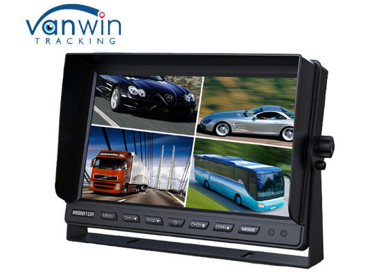 24V Van TFT LCD Farbmonitor für Auto 10,1 Zoll LCD-Monitor mit 4-Kanal-Videoeingabe