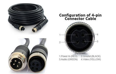 Ersatzkamera-Kabel der DVR-Zusatz-Luftfahrt-Erweiterungs-Kabel-5M Male To Female 4-Pin