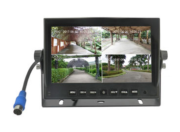 Auto-Monitor des Viererkabel-4CH hochauflösender 7inch mit 4 Kameras 1080P für LKW