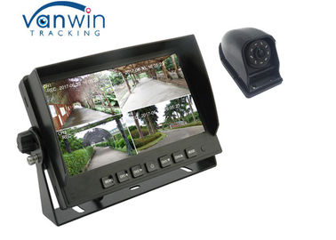 Auto-Monitor des Viererkabel-4CH hochauflösender 7inch mit 4 Kameras 1080P für LKW