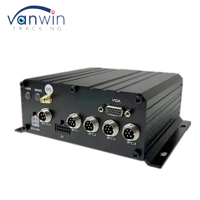 4CH MNVR mit HDD SSD Unterstützung 4G GPS WiFi für Lkw Bus Fernüberwachung des Fahrzeugnetzwerks