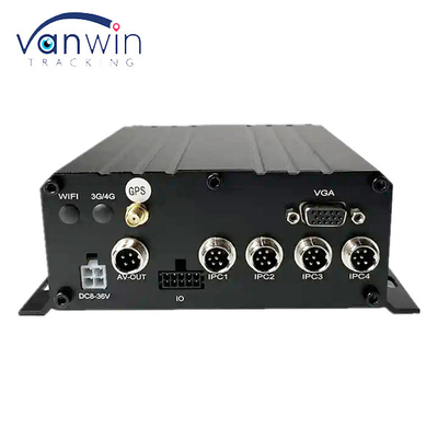 4CH MNVR mit HDD SSD Unterstützung 4G GPS WiFi für Lkw Bus Fernüberwachung des Fahrzeugnetzwerks