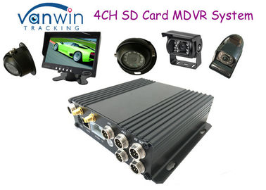 Bewegliche DVR Unterstützung 256GB, Doppel-Sd-Einbauschlitze des Flugschreiber-HD 4CH Sd der Karten-